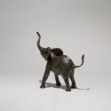 Bronze Elephant Sculpture: Large Baby Elephant by Jonathan Sanders