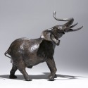 Bronze Elephant Sculpture: Large Bull Elephant by Jonathan Sanders