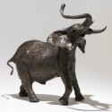 Bronze Elephant Sculpture: Large Bull Elephant by Jonathan Sanders