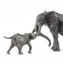 Bronze Elephant Sculpture: Walking Baby Elephant by Jonathan Sanders