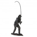 Bronze Fisherman Sculpture: Fly Fisherman by Jonathan Sanders