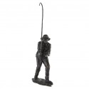 Bronze Fisherman Sculpture: Fly Fisherman by Jonathan Sanders