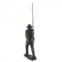 Bronze Fisherman Sculpture: Fly Fisherman by Jonathan Sanders