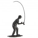 Bronze Fisherman Sculpture: Fly Fisherman by Jonathan Sanders