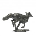 Bronze Fox Sculpture: Running Fox by Sue Maclaurin