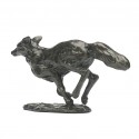 Bronze Fox Sculpture: Running Fox by Sue Maclaurin