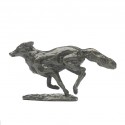 Bronze Fox Sculpture: Running Fox by Sue Maclaurin