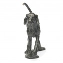 Bronze Hound Sculpture: Walking Hound by Sue Maclaurin