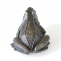 Bronze Frog Sculpture: Common Frog by Jonathan Sanders