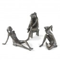 Wedgwood Museum Original Bronze Sculpture: Daydreaming Girl