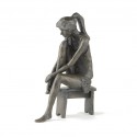 Wedgwood Museum Original Bronze Sculpture: Sitting Girl