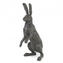 Bronze Hare Sculpture: Alert Hare III 