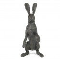 Bronze Hare Sculpture: Alert Hare III 