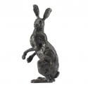 Bronze Hare Sculpture: Alert Hare II by Sue Maclaurin