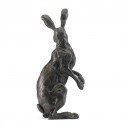 Bronze Hare Sculpture: Alert Hare II by Sue Maclaurin