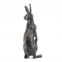 Bronze Hare Sculpture: Alert Hare II by Sue Maclaurin