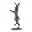 Bronze Hare Sculpture: Dancing Hare by Sue Maclaurin