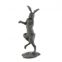 Bronze Hare Sculpture: Dancing Hare by Sue Maclaurin