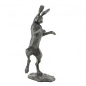 Bronze Hare Sculpture: Dancing Hare by Sue Maclaurin