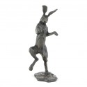 Bronze Hare Sculpture: Dancing Hare by Sue Maclaurin