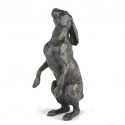 Bronze Hare Sculpture: Large Moon Gazing Hare by Sue Maclaurin