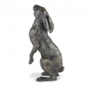 Bronze Hare Sculpture: Large Moon Gazing Hare by Sue Maclaurin