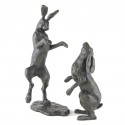 Bronze Hare Sculpture: Star Gazing Hare