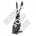 Bronze Hare Sculpture: Alert Hare by Sue Maclaurin