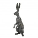 Bronze Hare Sculpture: Alert Hare by Sue Maclaurin