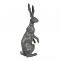 Bronze Hare Sculpture: Alert Hare by Sue Maclaurin