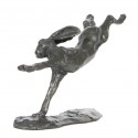 Bronze Hare Sculpture: Flying Hare by Sue Maclaurin