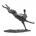 Bronze Hare Sculpture: Flying Hare II by Sue Maclaurin