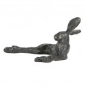 Bronze Hare Sculpture: Lying Hare by Sue Maclaurin