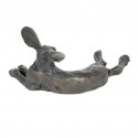 Bronze Hare Sculpture: Lying Hare by Sue Maclaurin