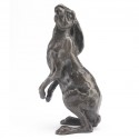 Bronze Hare Sculpture: Moon Gazing Hare by Sue Maclaurin