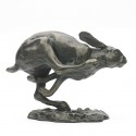 Bronze Hare Sculpture: Racing Hare by Sue Maclaurin