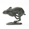 Bronze Hare Sculpture: Racing Hare by Sue Maclaurin