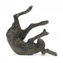 Bronze Hare Sculpture: Rolling Hare by Sue Maclaurin