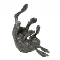 Bronze Hare Sculpture: Rolling Hare by Sue Maclaurin