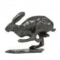 Bronze Hare Sculpture: Running Hare by Sue Maclaurin