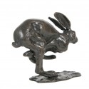 Bronze Hare Sculpture: Running Hare by Sue Maclaurin