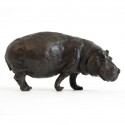 Bronze Hippopotamus Sculpture: Hippopotamus Mother and Baby by Jonathan Sanders