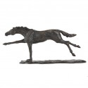 Bronze Horse Sculpture: Flying Thoroughbred