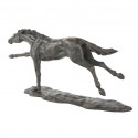 Bronze Horse Sculpture: Flying Thoroughbred