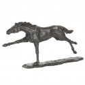 Bronze Horse Sculpture: Flying Thoroughbred