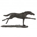 Bronze Horse Sculpture: Flying Thoroughbred