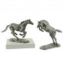 Bronze Horse Sculpture: Jumping Horse by Sue Maclaurin