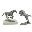 Solid Bronze Horse Sculptures by Sue Maclaurin