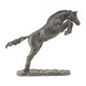 Bronze Horse Sculpture: Jumping Horse by Sue Maclaurin