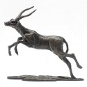 Bronze Impala Sculpture: Leaping Impala by Jonathan Sanders